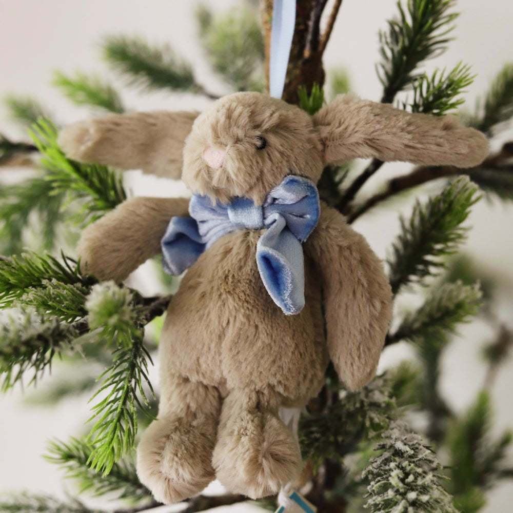 Bashful Beige Bunny Ornament