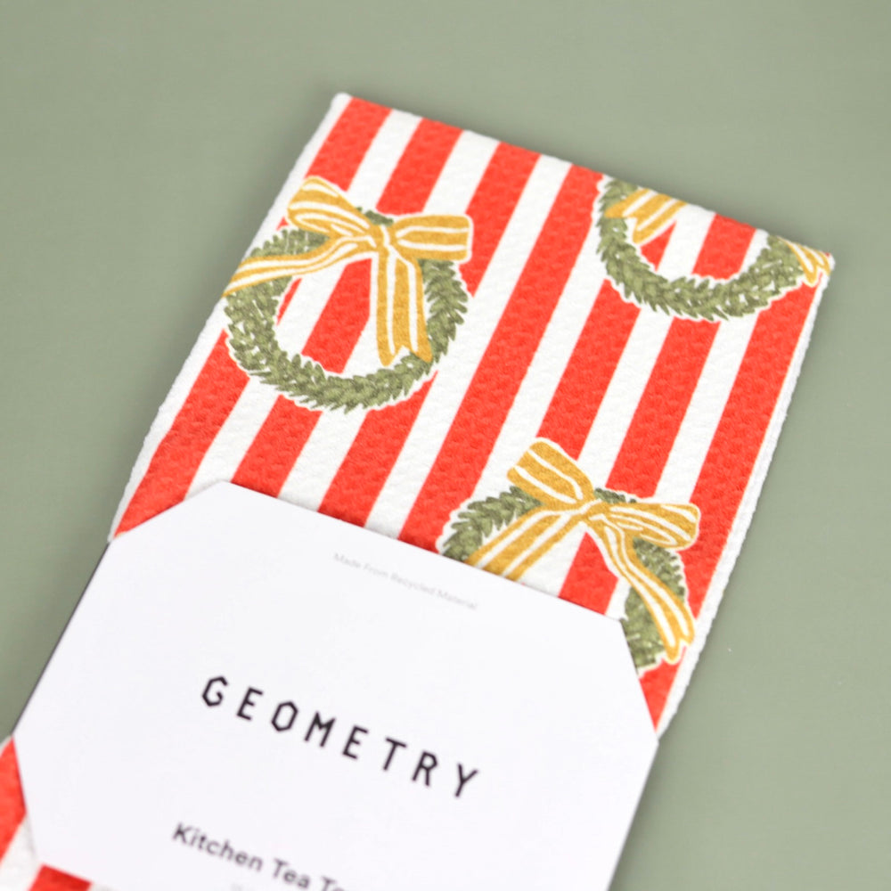 Holiday Recycled Tea Towels