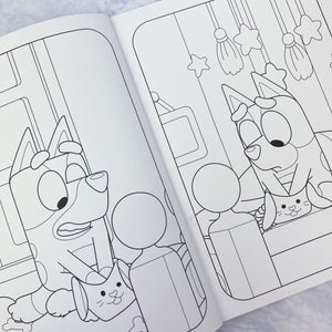 Bluey: Happy Easter! A Puffy Sticker Coloring Book