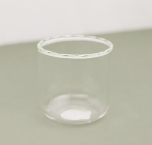 Striped Rim Holiday Glassware