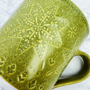 Sage Holiday Stamped Mug