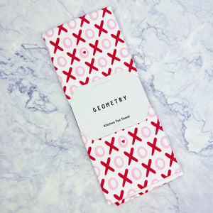 Valentine's Geometry Tea Towel Collection