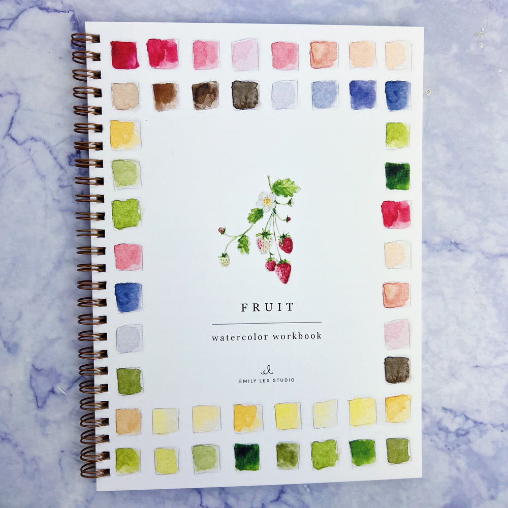 Fruit Watercolor Workbook