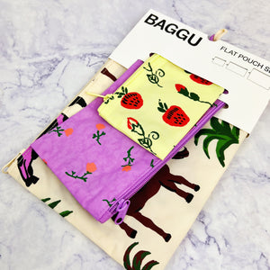 Flat Pouch Set - Painted Prairie