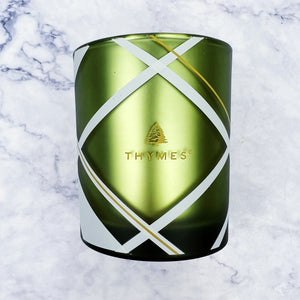 Fraser Fir Frosted Plaid Candle