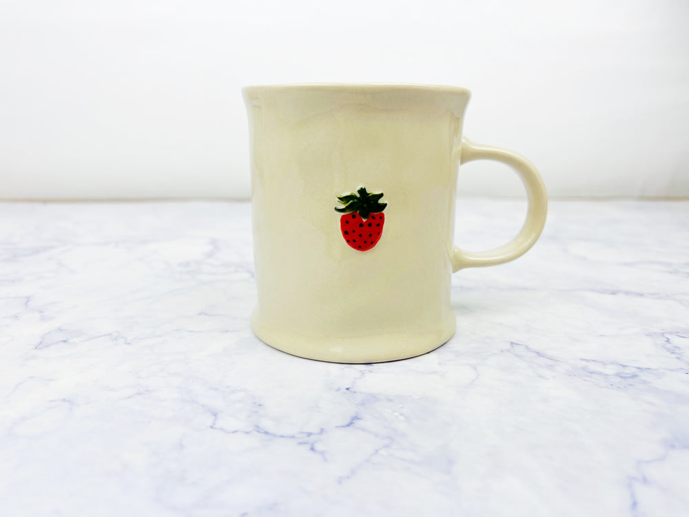 Fruity and Floral Embossed Mugs