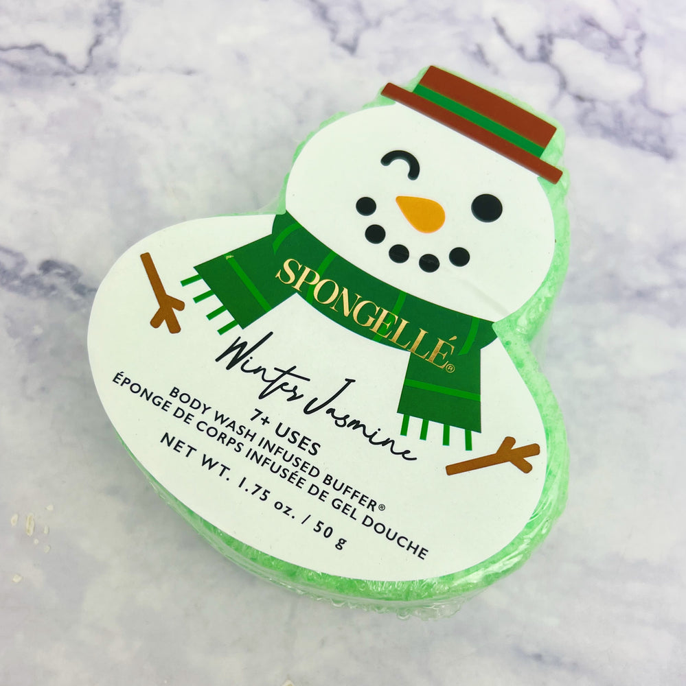 Body Wash-Infused Snowman Body Buffer