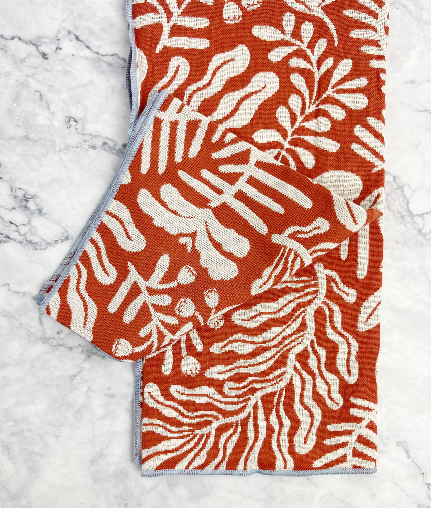 Abstract Ferns Tea Towel