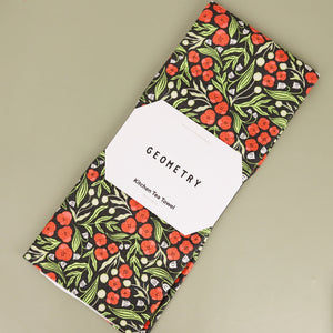 Flowing Poppies Tea Towel