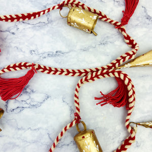 Boho Garland with Tassels and Bells