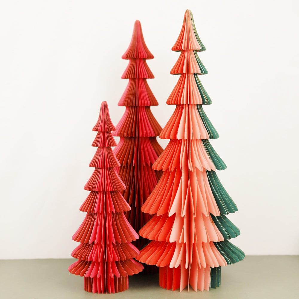 Multi-color Folding Honeycomb Tree