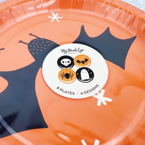 Icon Halloween Paper Plates with 4 Assortments