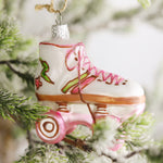 Pink Roller Skate Ornament