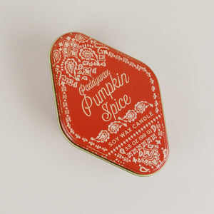 Bandana Tin Candle - Pumpkin Spice
