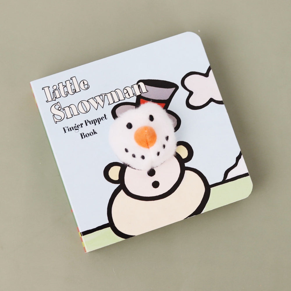 Little Snowman Finger Puppet Book