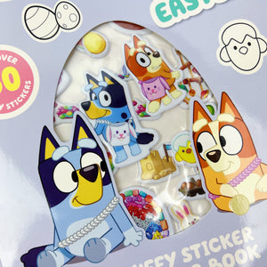 Bluey: Happy Easter! A Puffy Sticker Coloring Book