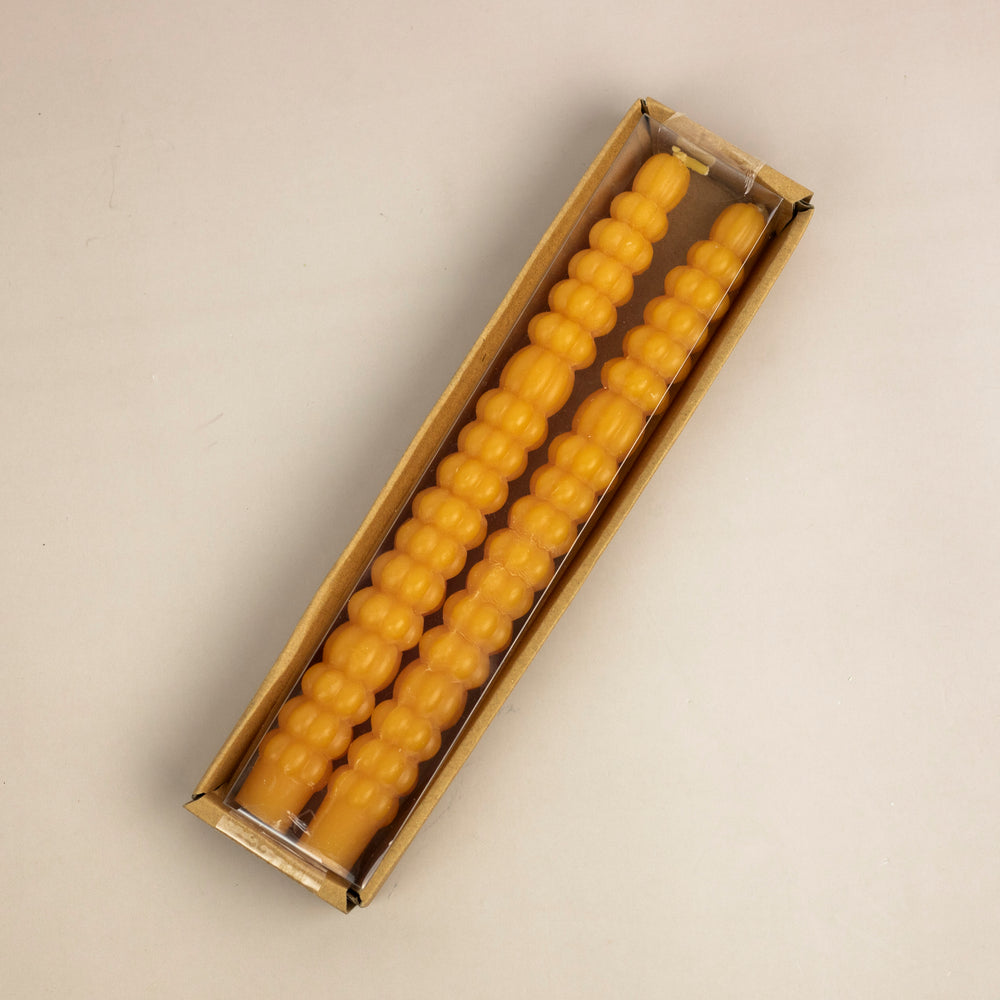 Pumpkin Taper Candles