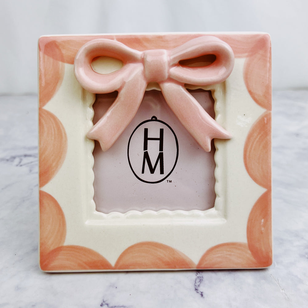 Pink Bow Photo Frame