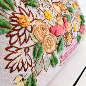 Floral Still Life Lumbar Pillow