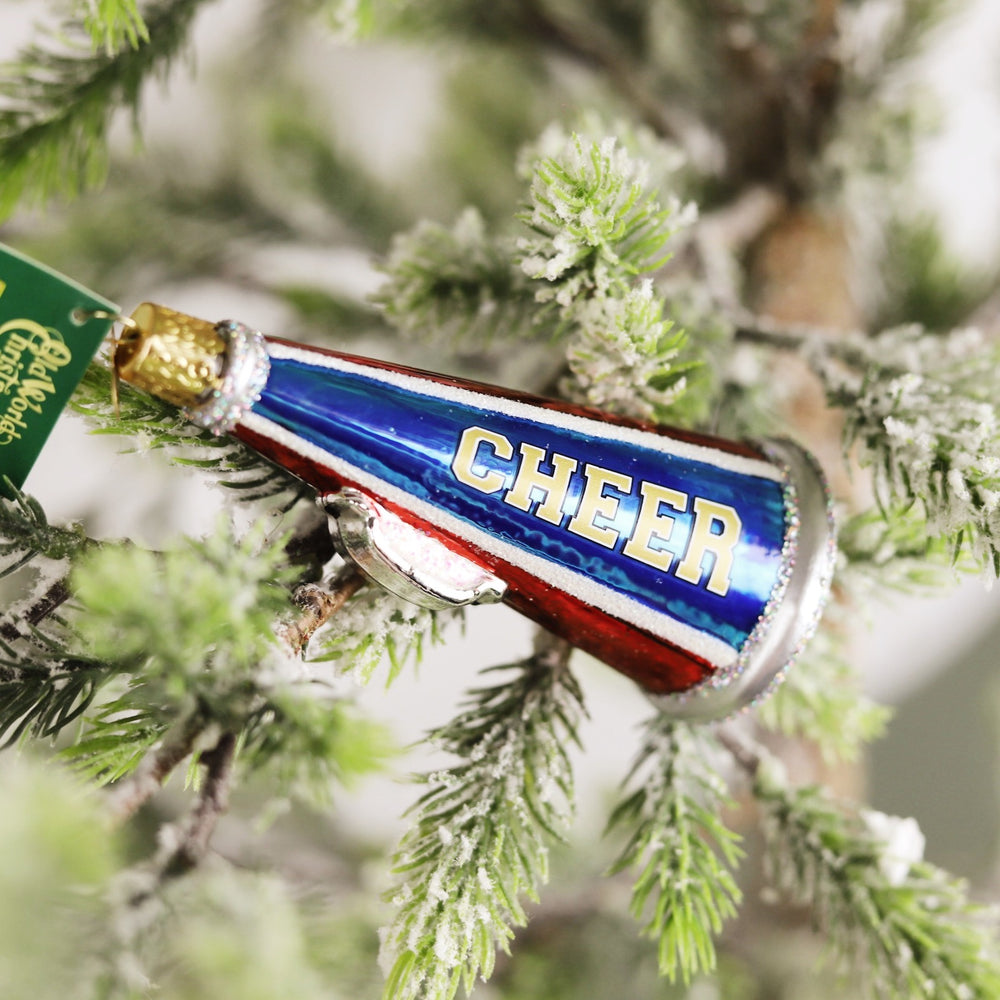 Cheer Megaphone Ornament
