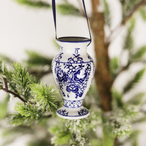 Blue China Ornament
