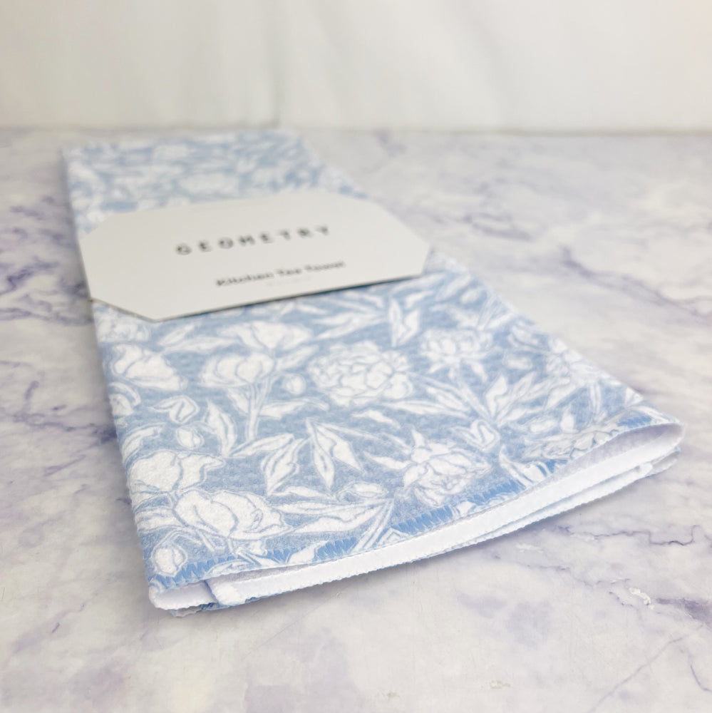Whispering Spring Petals Recycled Tea Towel
