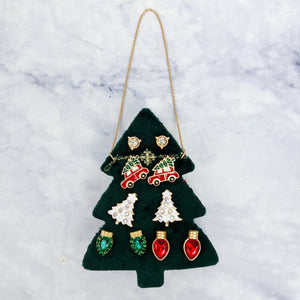 Christmas Tree Stud Earrings