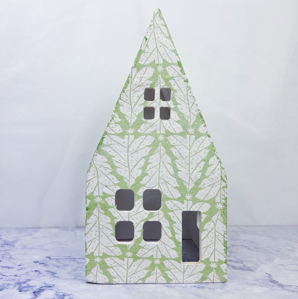 Holiday Paper Mache Houses