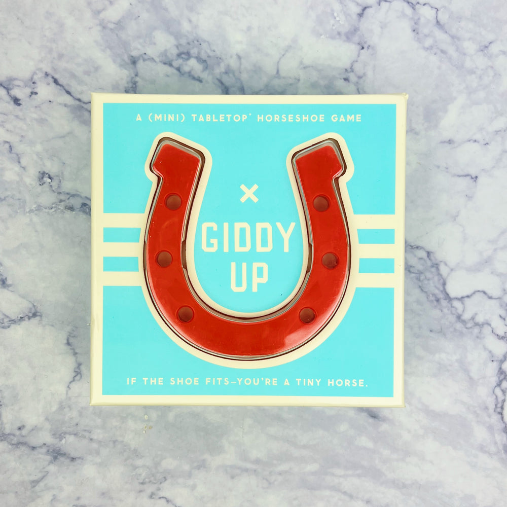 Giddy Up: A (Mini) Tabletop Horseshoe Game