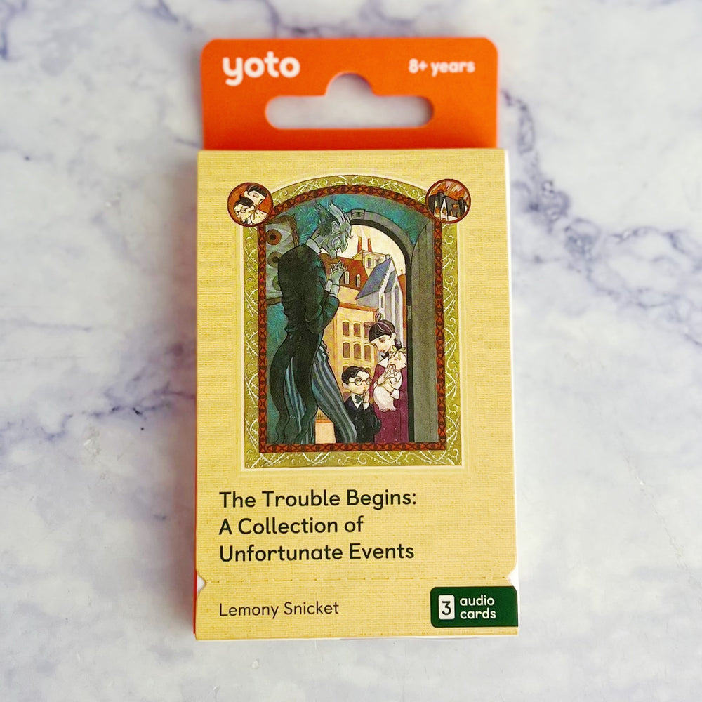 Yoto Player Cards The Trouble Begins: A Collection of Unfortunate Events