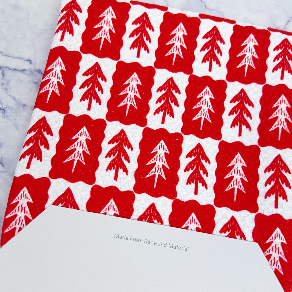 Festive Holiday Geometry Tea Towels