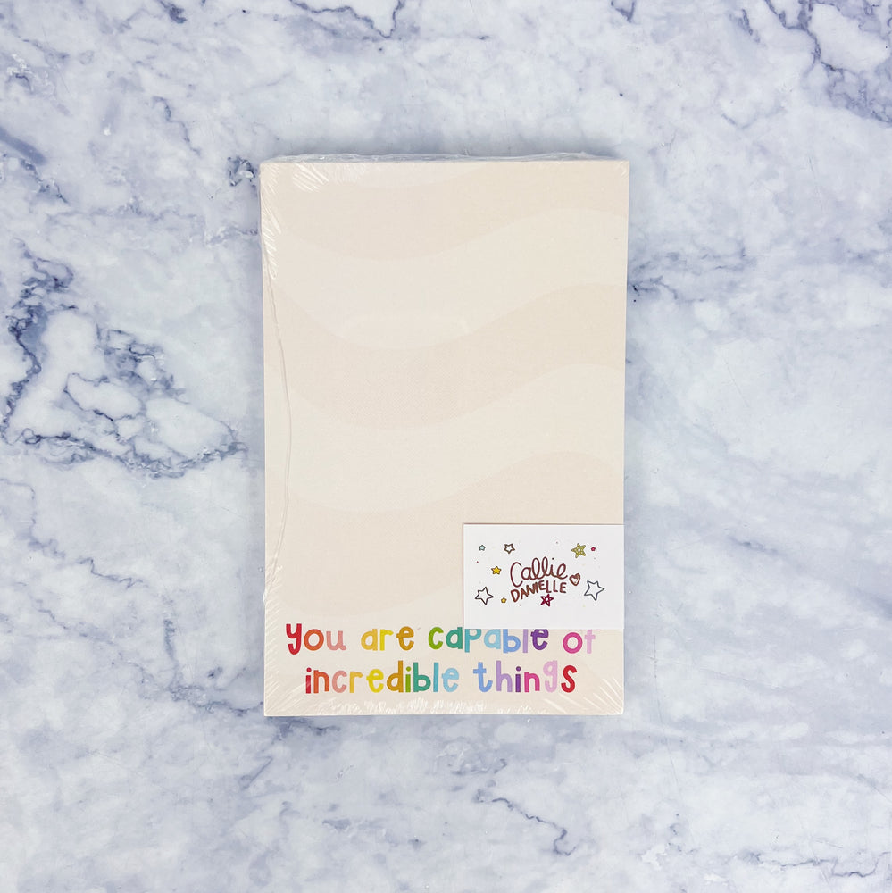 Incredible Things Notepad