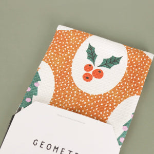 Vintage Holly Tea Towel