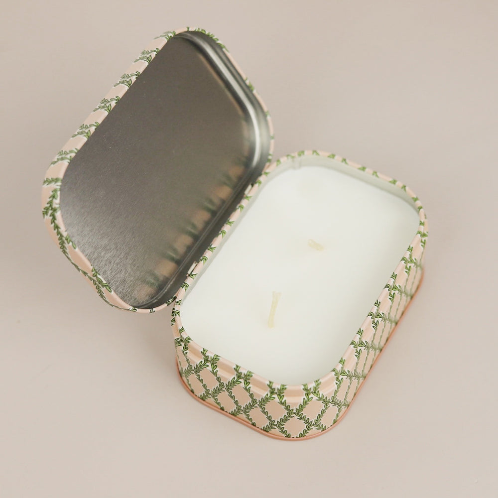 Cherie Printed Tin Candle