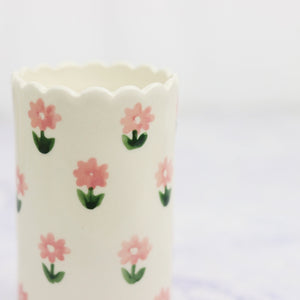 Scalloped Mini Vase
