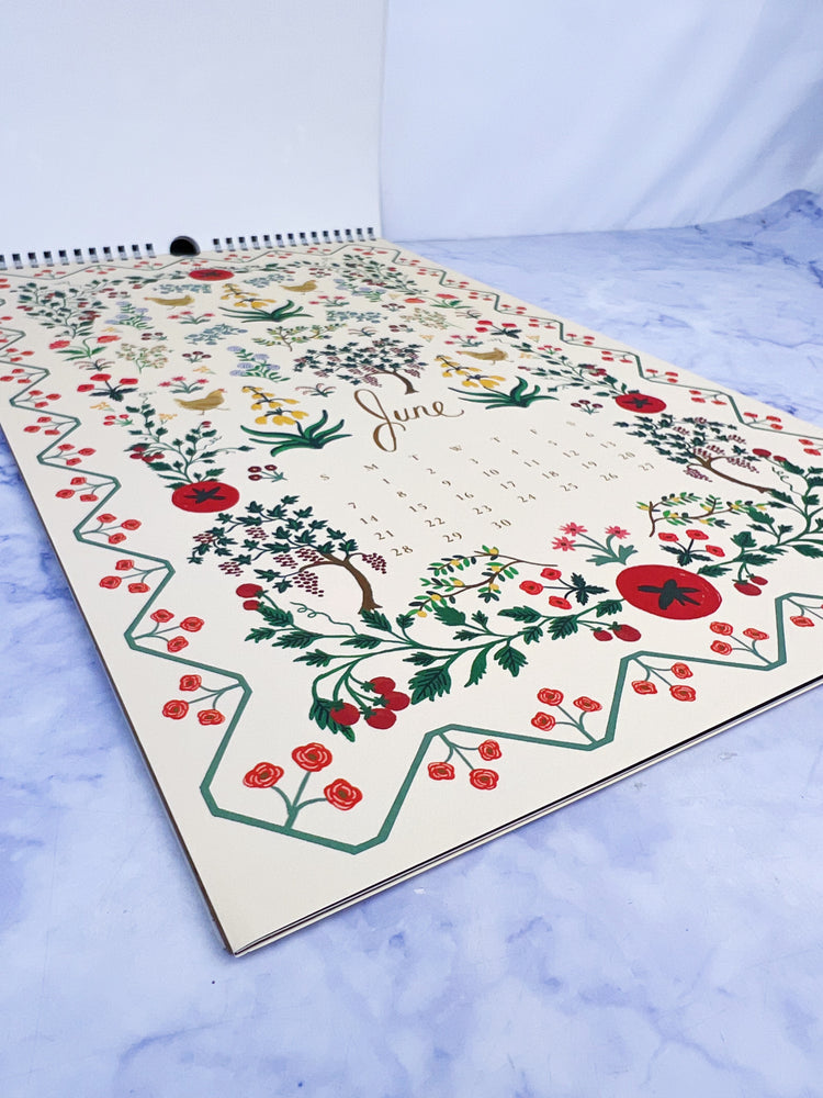 2026 Flora Wall Calendar