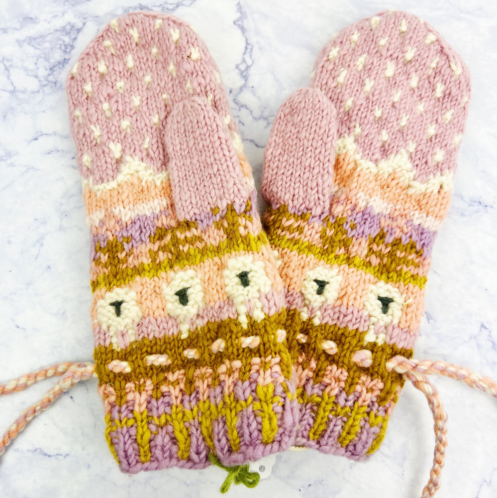 Whimsical Knit Mittens