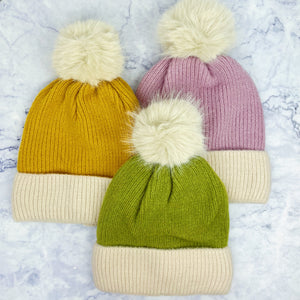 Color Block Beanie