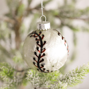 Large Glass Sports Ball Ornament