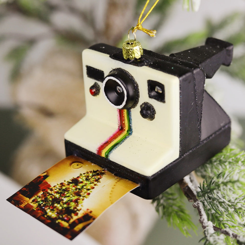 Instant Photo Camera Ornament