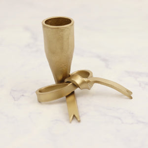 Cast Iron Bow Taper Holder