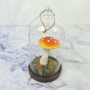 Mushroom Terrarium Ornament