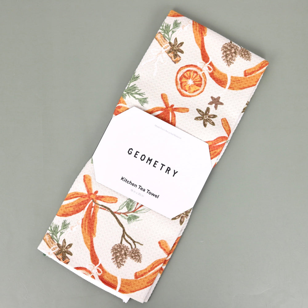 Holiday Recycled Tea Towels