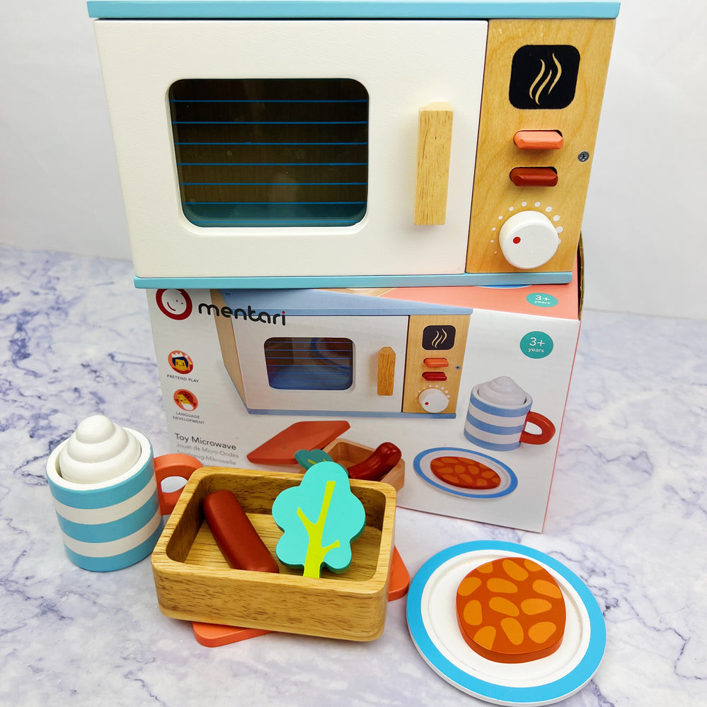 Wooden Toy Microwave