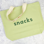 Snacks Pistachio Canvas Tote Bag