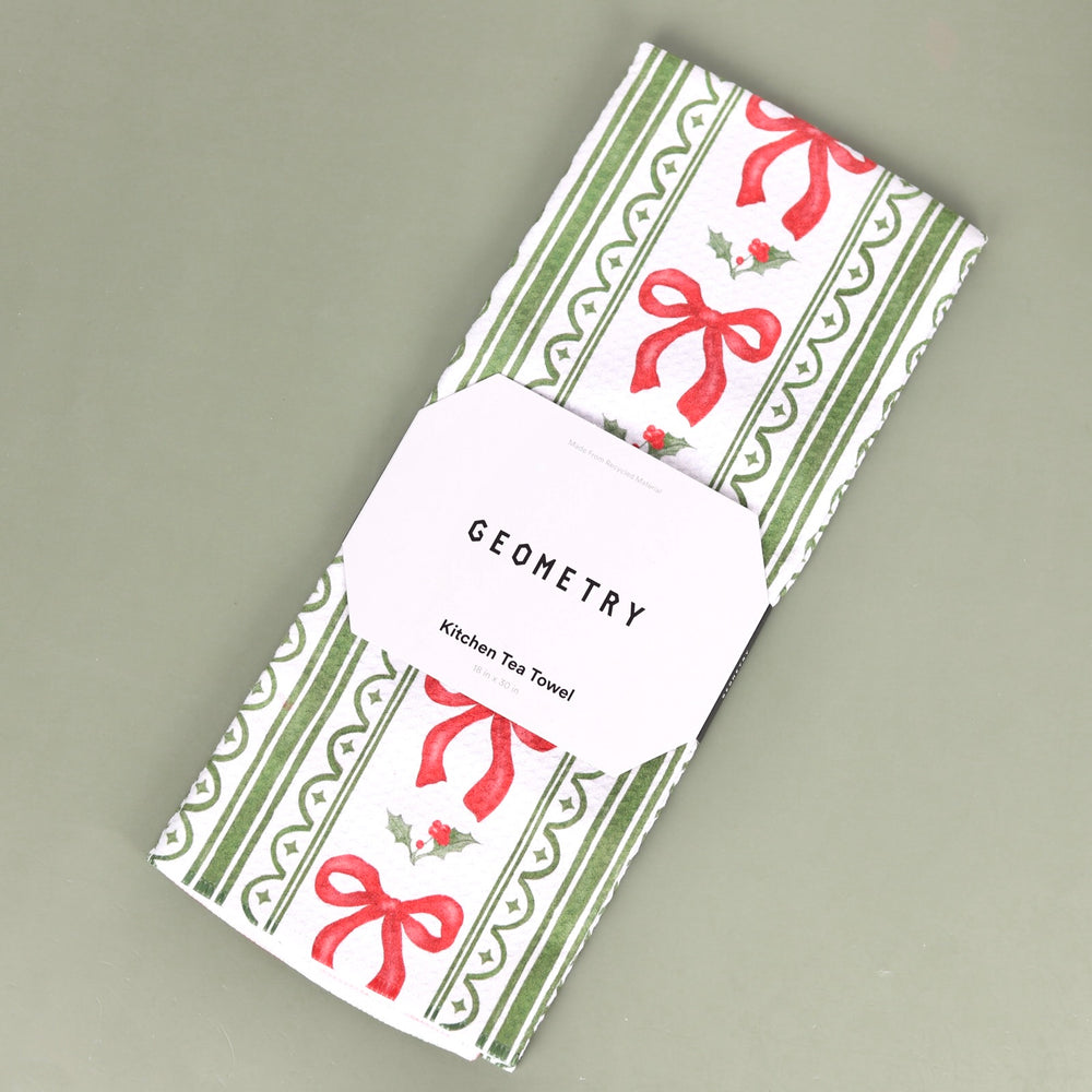 Holiday Recycled Tea Towels