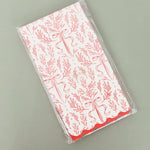 Red Bough Patterned Napkin Set