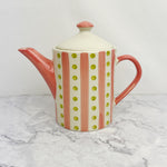 Pink and Green Teapot