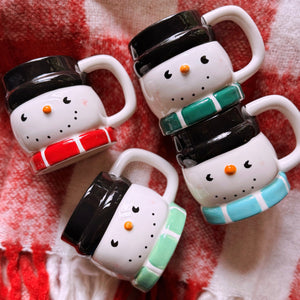 Cozy Snowman Mug