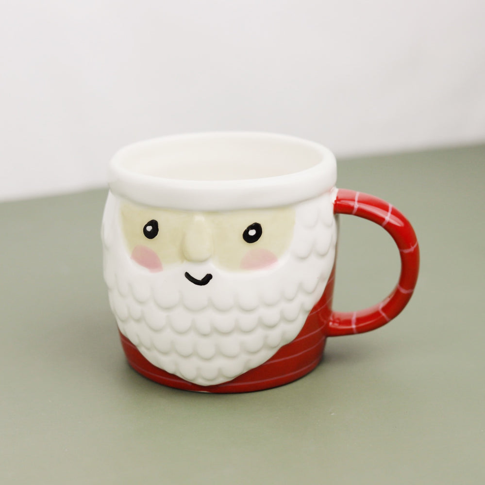 Striped Santa Mug